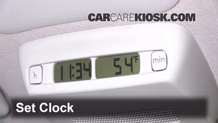 2005 Volkswagen Beetle GLS 1.8L 4 Cyl. Turbo Hatchback Reloj Fijar hora de reloj